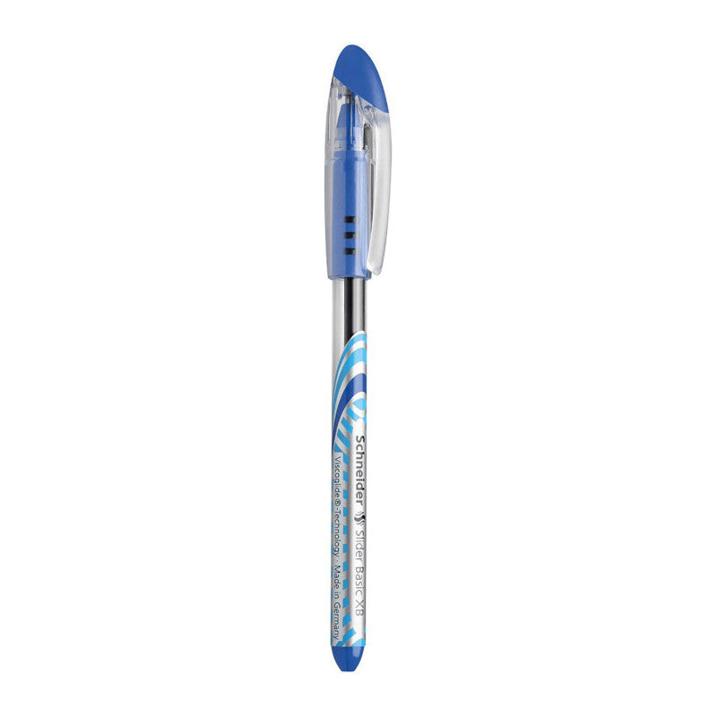 Slider Basic XB Ballpoint Pen, 1.4 mm, Blue Ink, Single Pen