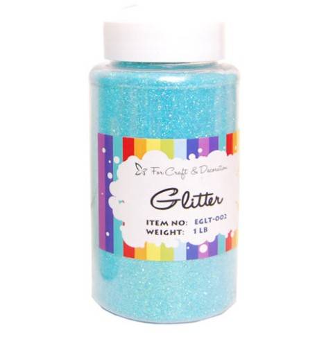 Craft Sparkle Glitter 16 Ounce Shaker Jar Baby Blue