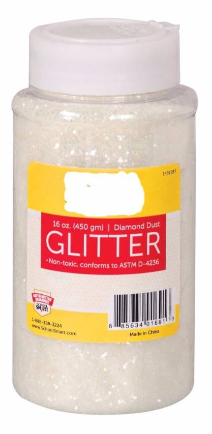 Craft Sparkle Glitter 16 Ounce Shaker Jar Clear