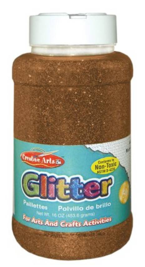 Craft Sparkle Glitter 16 Ounce Shaker Jar Copper