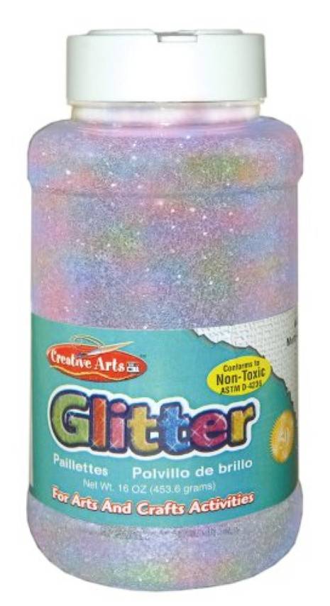 Craft Sparkle Glitter 16 Ounce Shaker Jar Iridescent