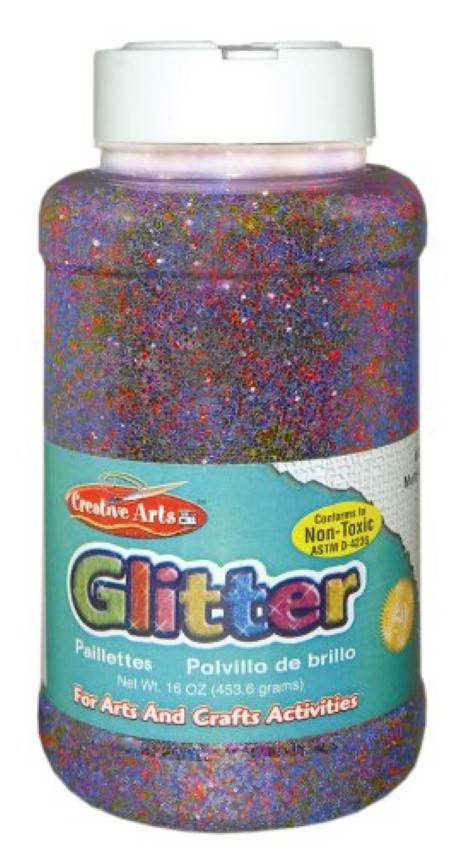 Craft Sparkle Glitter 16 Ounce Shaker Jar Multi