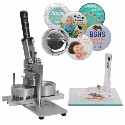 2-1/4 Inch NEIL Button Machine Includes 100 Buttons 913MINIKIT