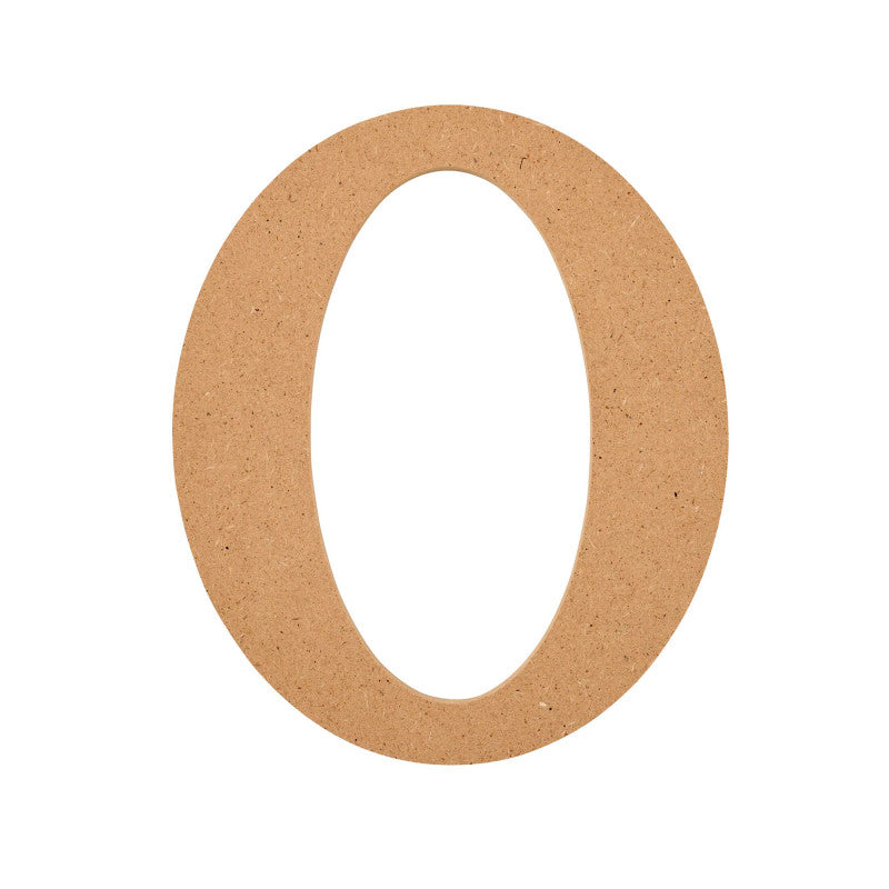 MDF Letter, O, 5 Inch