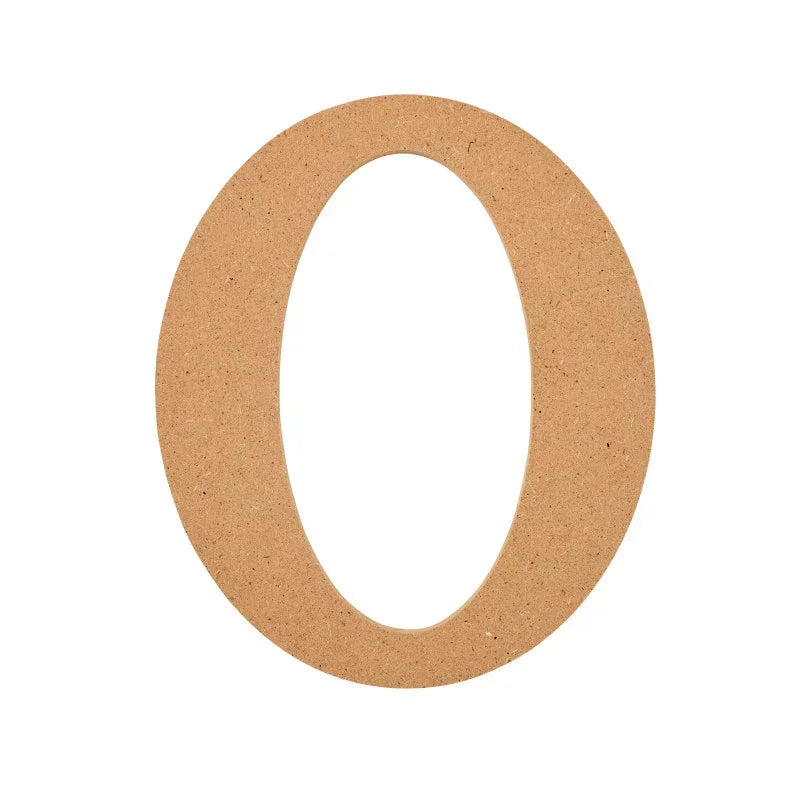 MDF Letter, O, 5 Inch