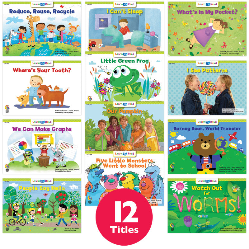 Learn to Read Variety Pack 6, Level D, 12 Titles
