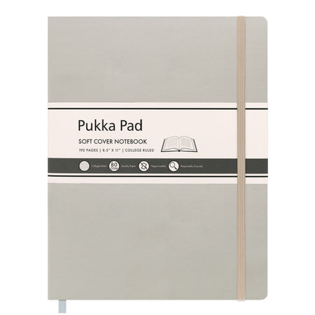Pukka Soft Cover Lettersize College Ruled - Oatmeal