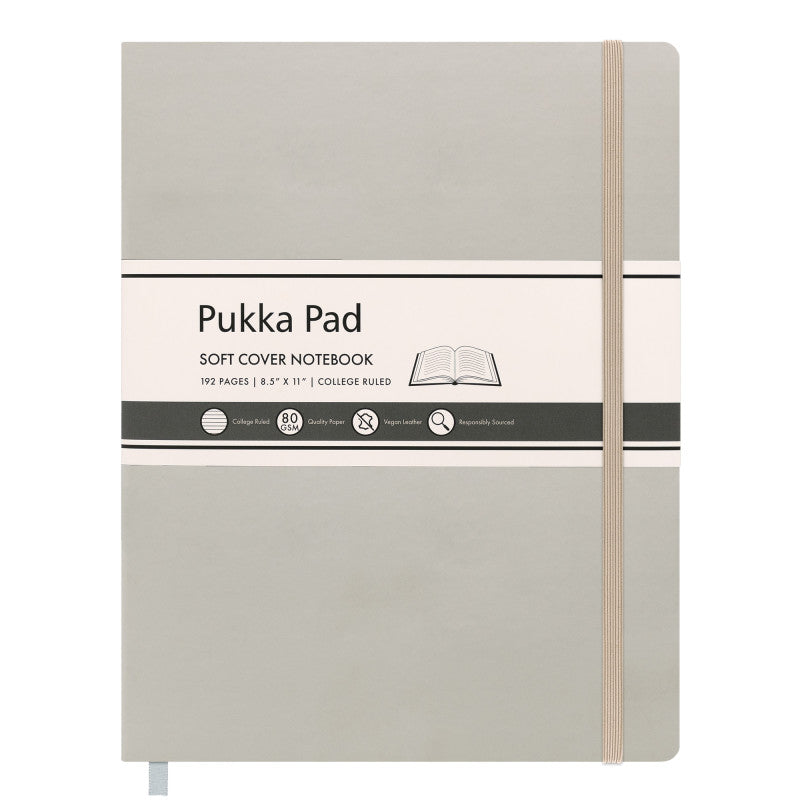 Pukka Soft Cover Lettersize College Ruled - Oatmeal