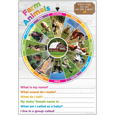 Smart Poly&reg; Smart Wheel&reg;, Farm Animals