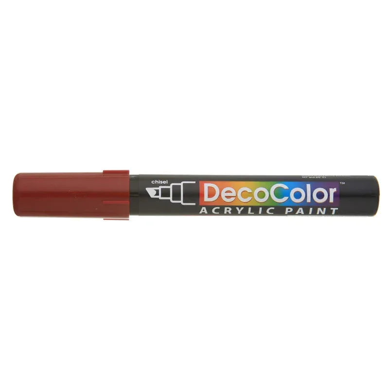 DecoColor® Acrylic Paint Pen, 315-S, Chisel Tip, English Red #28