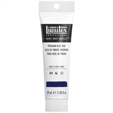 Professional Heavy Body Acrylic Paint, 59 mL Tube, Prussian Blue Hue