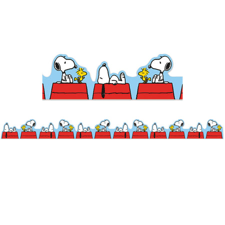Peanuts&reg; Snoopy on Doghouse Extra Wide Die-Cut Deco Trim&reg;, 37 Feet