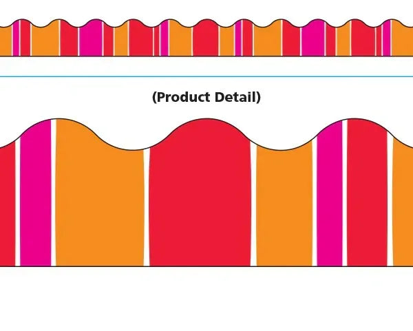 Trend Enterprises Stripe-tacular Snazzy Red Terrific Trimmers (T-92833)