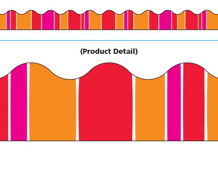 Trend Enterprises Stripe-tacular Snazzy Red Terrific Trimmers (T-92833)