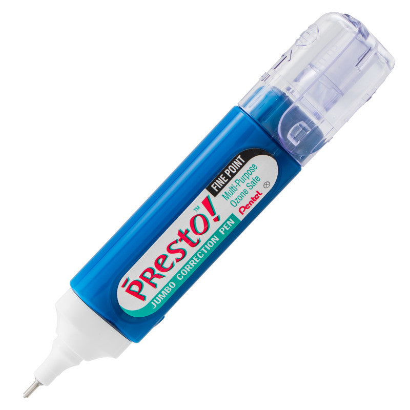 Presto! Jumbo Correction Pen, Fine Point Metal Tip 12 ml/0.4 fl. oz.
