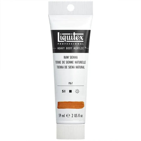 Professional Heavy Body Acrylic Paint, 59 mL Tube, Raw Sienna