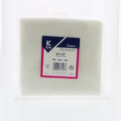 Felt by the Yard - 36" x 36" - White