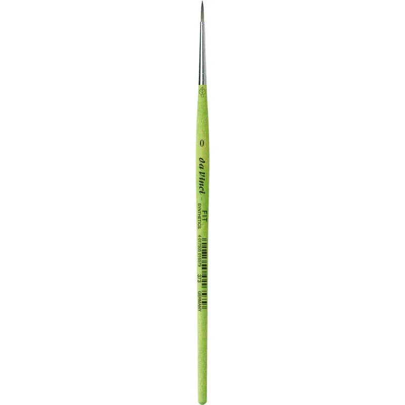 FIT Synthetics Student Brush, Synthetic, Acrylic & Tempera, Round, Series 373, Size 0