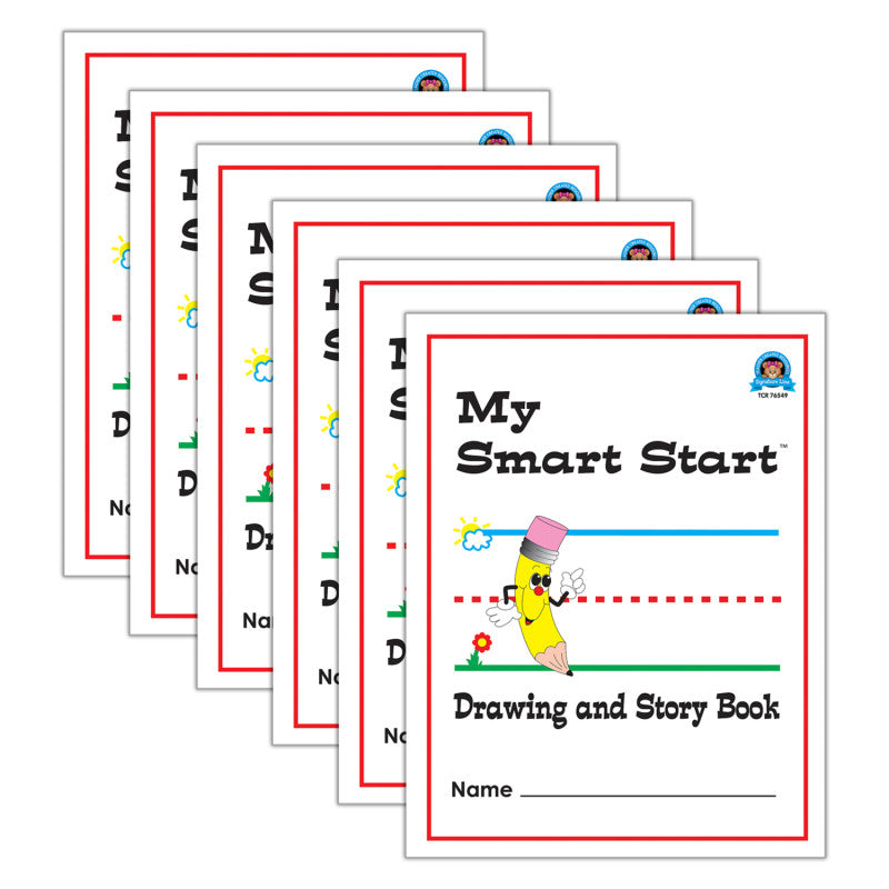 Smart Start Handwriting Series, Journals, Grades 1-2, Portrait, Pack of 6