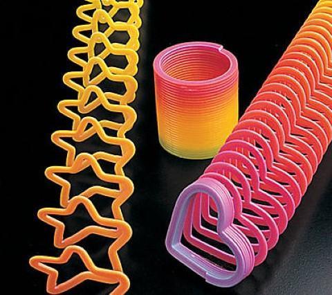 Plastic Mini Rainbow Magic Springs - 1-1/2" - 12/pkg.