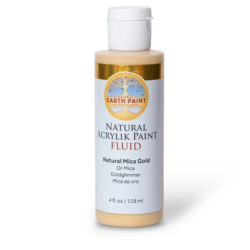 Natural Fluid Acrylik - 4 oz - Gold Mica