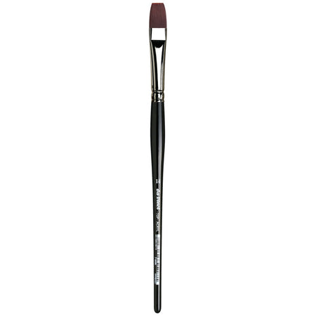 TOP-ACRYL Bright Red-Brown Brush, Synthetic, Acrylic & Oil, Flat, Series 7185K, Size 14