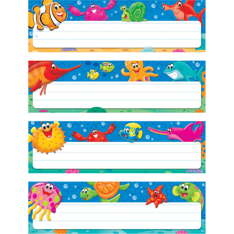Sea Buddies&trade; Desk Toppers&reg; Name Plates Var. Pk., 32 ct