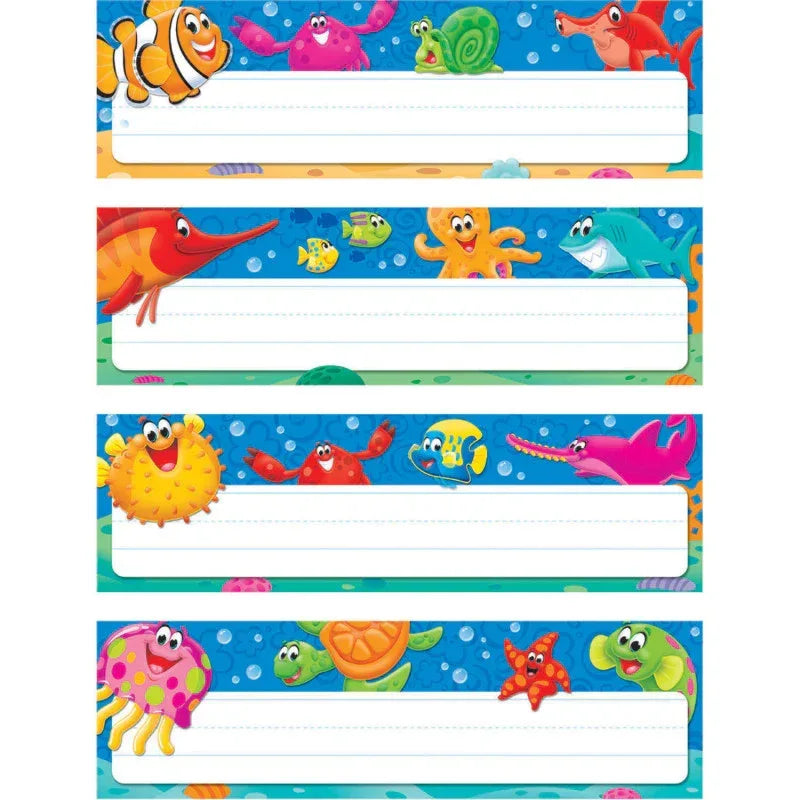 Sea Buddies&trade; Desk Toppers&reg; Name Plates Var. Pk., 32 ct