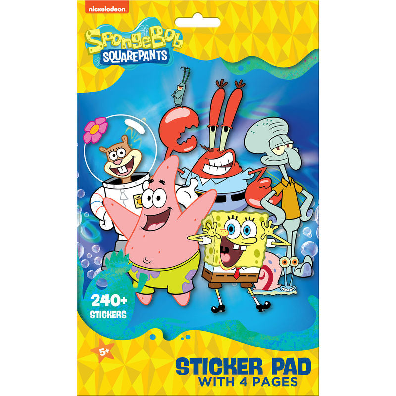 SpongeBob SquarePants Sticker Pad, Over 200 Stickers