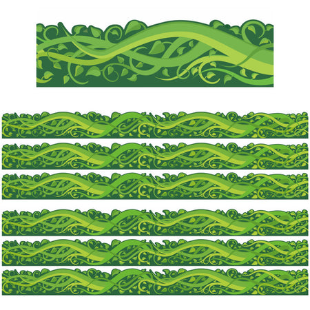 Once Upon A Dream Vines Extra Wide Die-Cut Deco Trim&reg;, 37 Feet Per Pack, 6 Packs