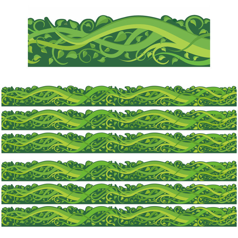 Once Upon A Dream Vines Extra Wide Die-Cut Deco Trim&reg;, 37 Feet Per Pack, 6 Packs