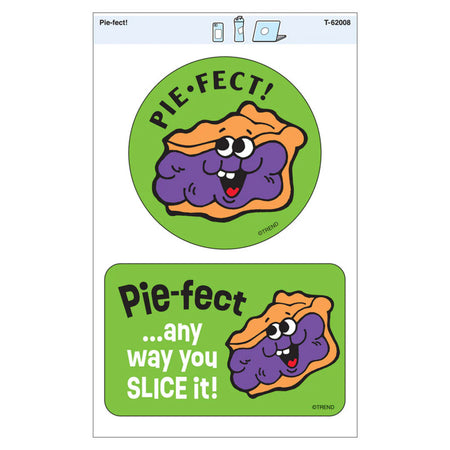 Pie-fect! Vinyl Stickers, Pack of 2