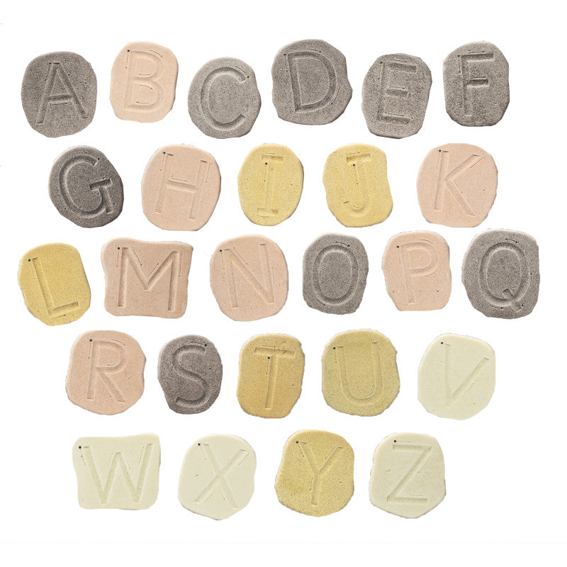Feels-Write Uppercase Letter Stones