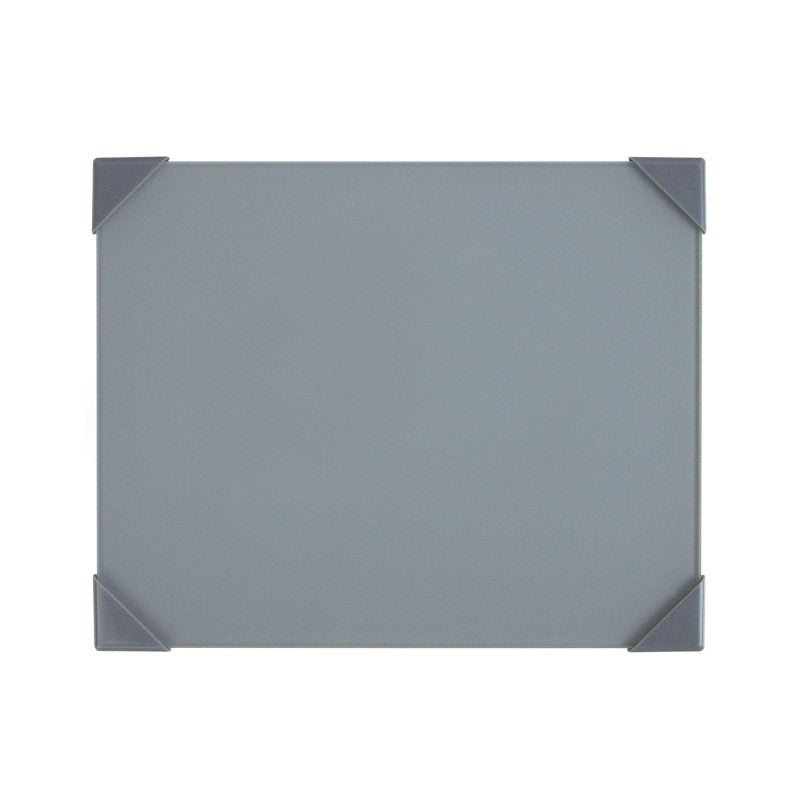 Posh Table Top Palette, Glass, Grey, 6.75x8.4 in