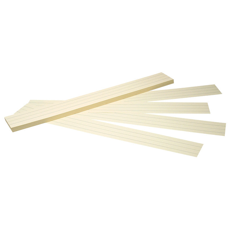 Sentence Strips, Manila, 3" x 24", 100 Strips