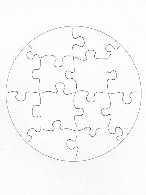 Hygloss Circle Compoz-A-Puzzles 5-1/2 x 5-1/2" 6x8"