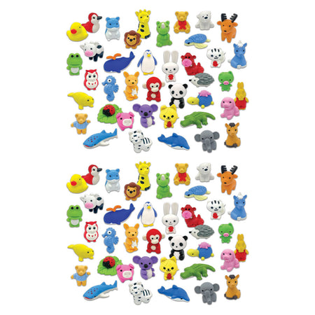 Desk Pets - Animal Friends, 40 Per Pack, 2 Packs