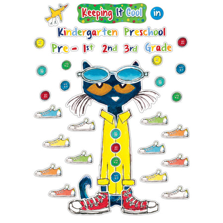 Pete the Cat&reg; Keeping It Cool In...Bulletin Board Set