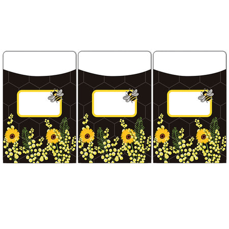 The Hive Library Pockets, 35 Per Pack, 3 Packs