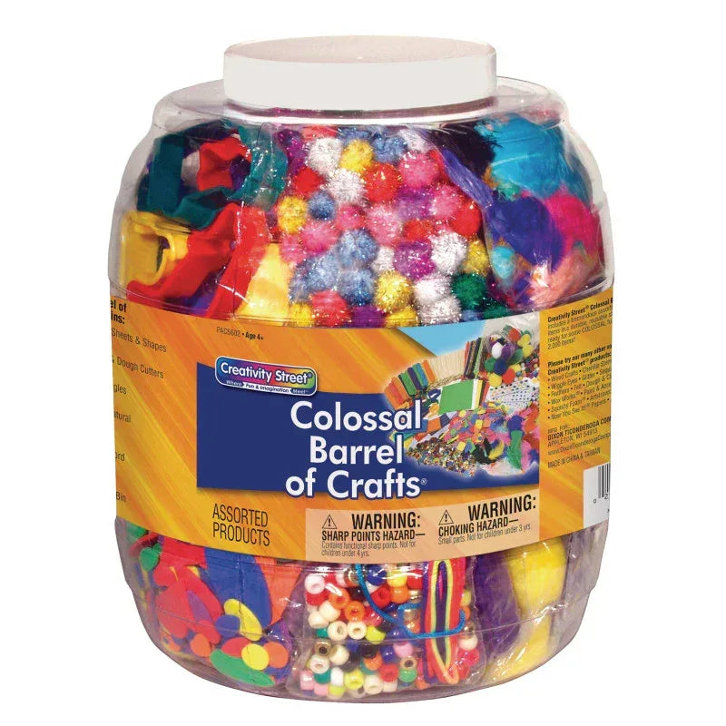 Colossal Barrel of Crafts&reg;, Assorted Colors & Sizes, 1 Kit PAC5602