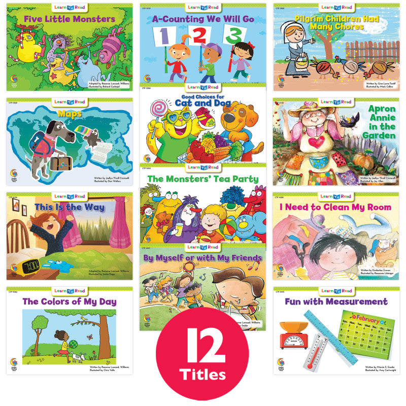 Learn to Read Variety Pack 11, Level E-F, 12 Titles