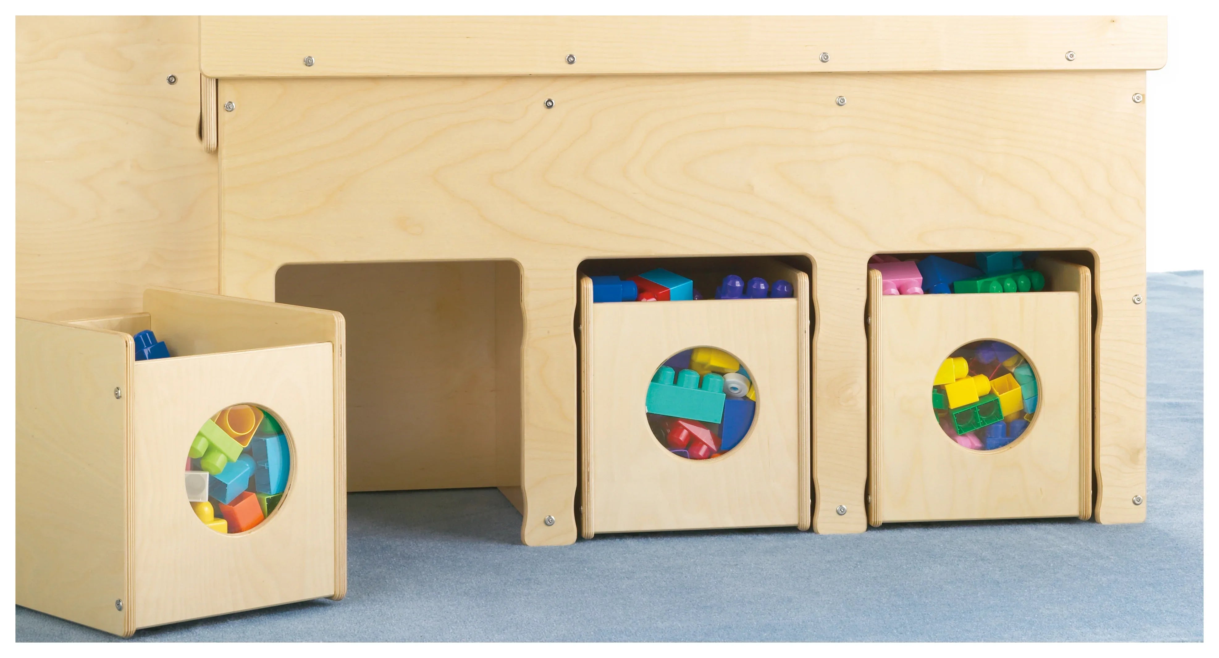 Jonti-Craft® Tiny Tots Loft - 12-24 Months - with Bins