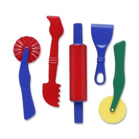 Creativity Street Dough Tools, Set of 5 (PAC-9762)