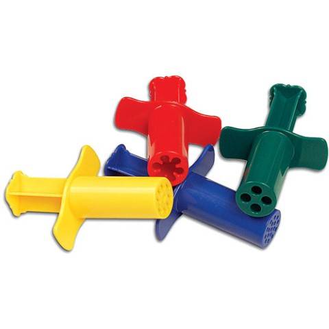 Creativity Street® Dough Extruders, Pack of 4 (PAC9764)