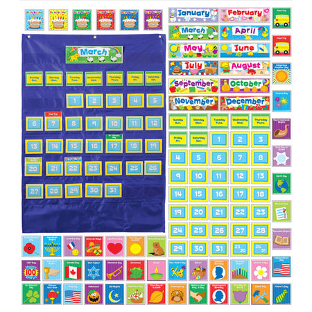 Deluxe Calendar Pocket Chart