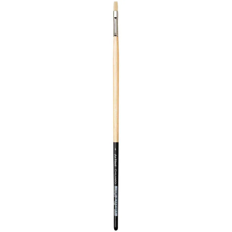 CHUNEO Synthetic Hog Bristle, Oil, Flat, Series 7129, Size 4