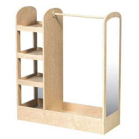 Guidecraft See and Store Dress Up Center Play Set, Natural