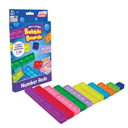 Number Rod Bubble Boards, Set of 11