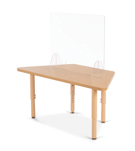 Jonti-Craft® See-Thru Table Divider Shields - 2 Station with Opening - 24" x 8" x 23.5"