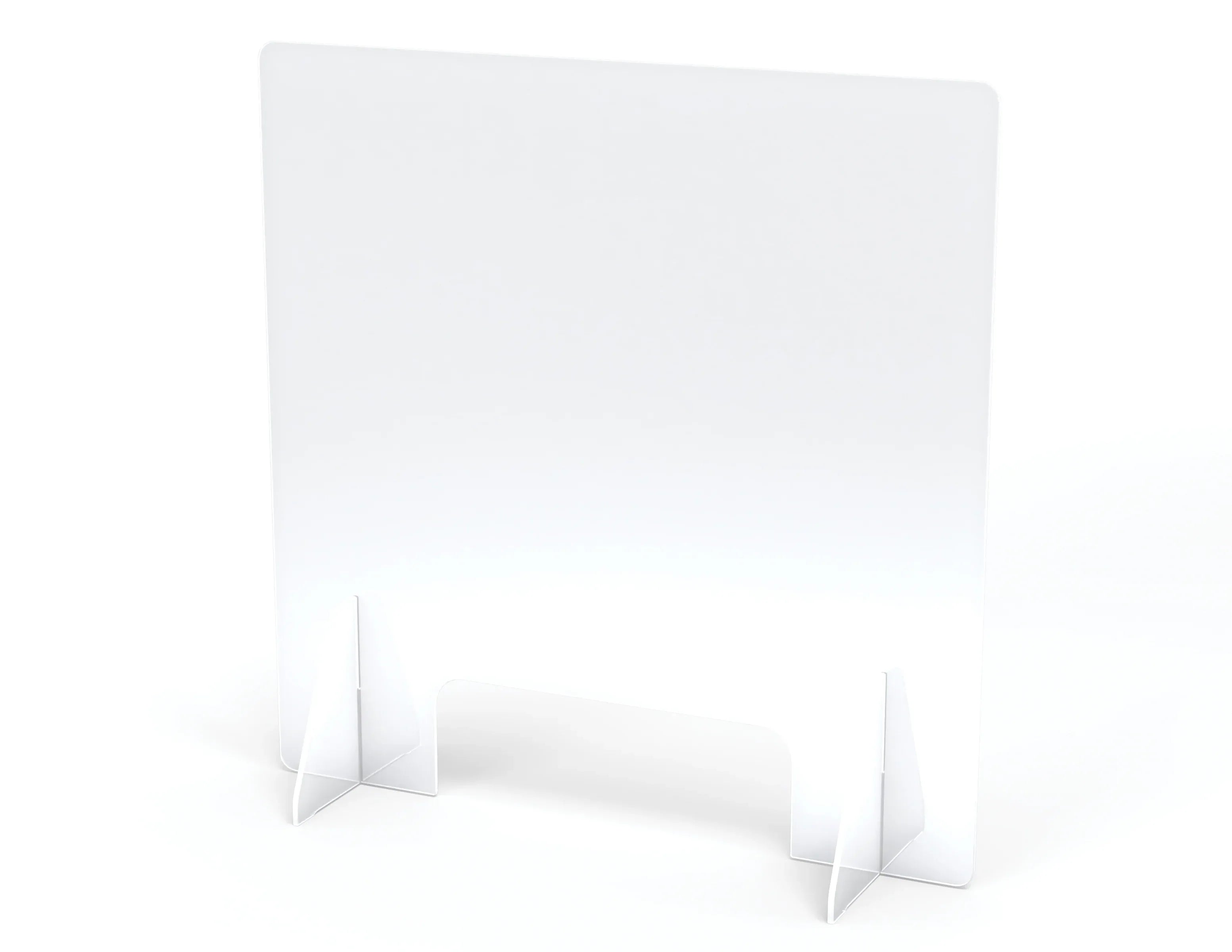 Jonti-Craft® See-Thru Table Divider Shields - 2 Station with Opening - 24" x 8" x 23.5"